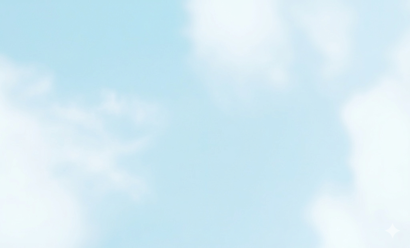 Cloudy blue sky background